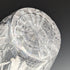 1977 British vintage cut glass oval decanter pure silver decoration 1750g